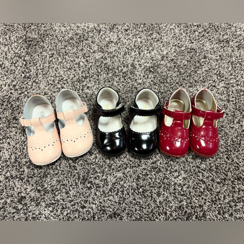L’Amour Baby Angel Mary Jane shoes